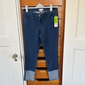 Etcetera Dark Blue Cropped Jeans